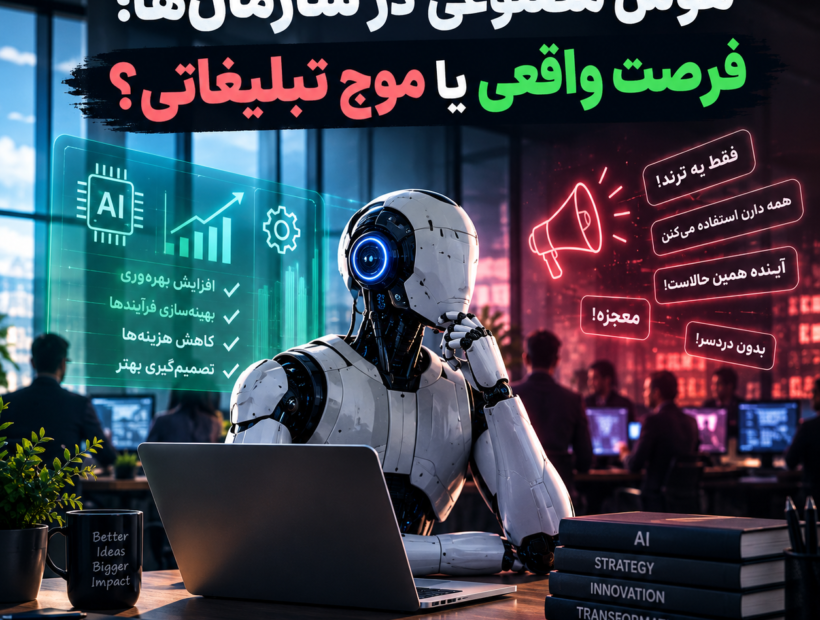 هوش مصنوعی در سازمان‌ها؛ فرصت واقعی یا موج تبلیغاتی؟