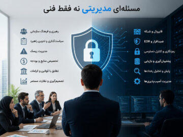 امنیت سایبری؛ مسئله‌ای مدیریتی نه فقط فنی