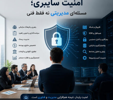 امنیت سایبری؛ مسئله‌ای مدیریتی نه فقط فنی